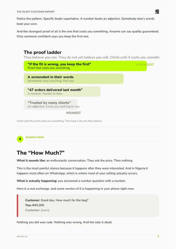The proof ladder, a page from the report